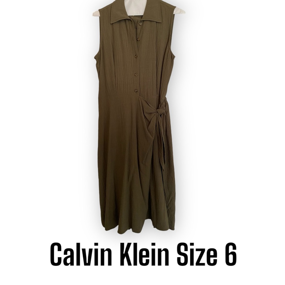 Green Calvin Klein Size 6